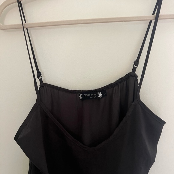 black slip dress - Picture 2 of 2
